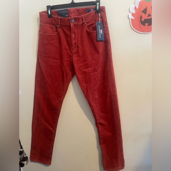 Vineyard Vines Red Corduroy Trousers - Picture 3 of 5